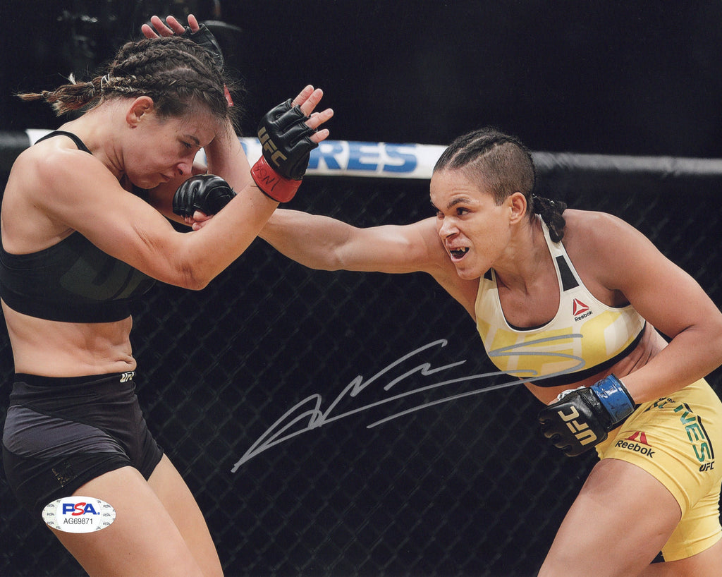 Amanda Nunes autographed signed 8x10 photo The Lioness UFC PSA COA