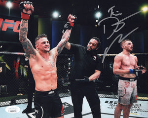 Dustin Poirier autographed signed 8x10 photo UFC JSA COA Dan Hooker