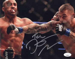 Dustin Poirier autographed inscribed 8x10 photo UFC JSA COA