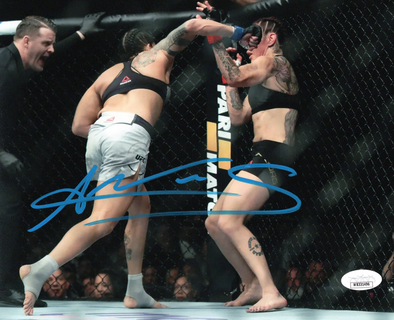 Amanda Nunes autographed signed 8x10 photo The Lioness UFC JSA COA