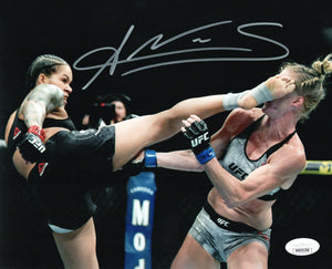 Amanda Nunes autographed signed 8x10 photo The Lioness UFC JSA COA