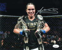 Amanda Nunes autographed signed 8x10 photo The Lioness UFC JSA COA