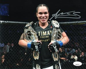 Amanda Nunes autographed signed 8x10 photo The Lioness UFC JSA COA