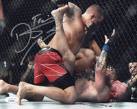 Dustin Poirier autographed inscribed 8x10 photo UFC JSA COA Connor Mcgregor