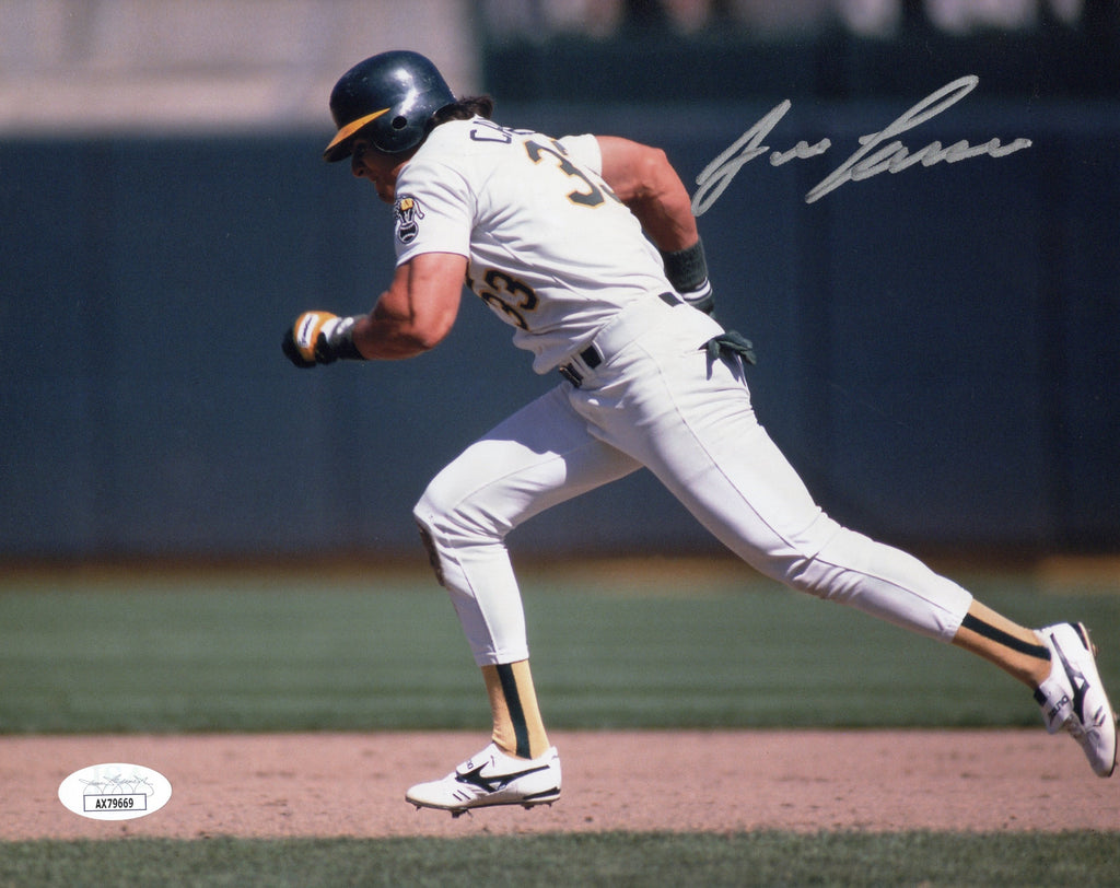 Jose Canseco autographed signed 8x10 photo MLB Oakland Athletics JSA COA