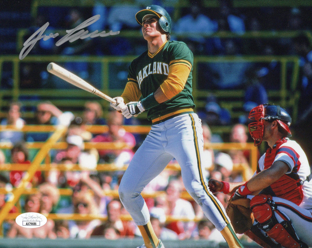 Jose Canseco autographed signed 8x10 photo MLB Oakland Athletics JSA COA