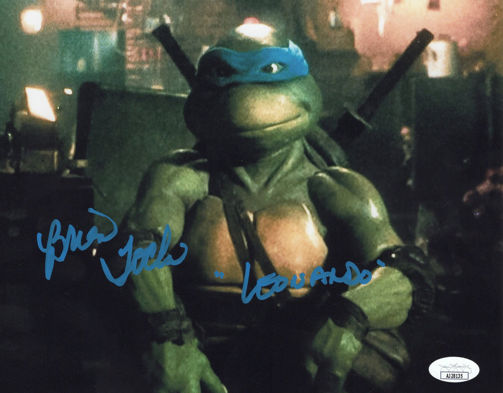 Brian Tochi autographed inscribed 8x10 photo JSA Teenage Mutant Ninja Turtles