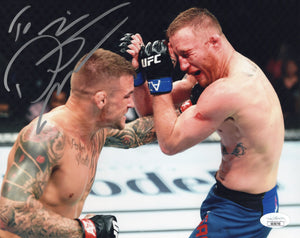 Dustin Poirier inscribed signed 8x10 photo UFC JSA COA Conor Mcgregor