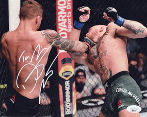 Dustin Poirier inscribed signed 8x10 photo UFC JSA COA Conor Mcgregor