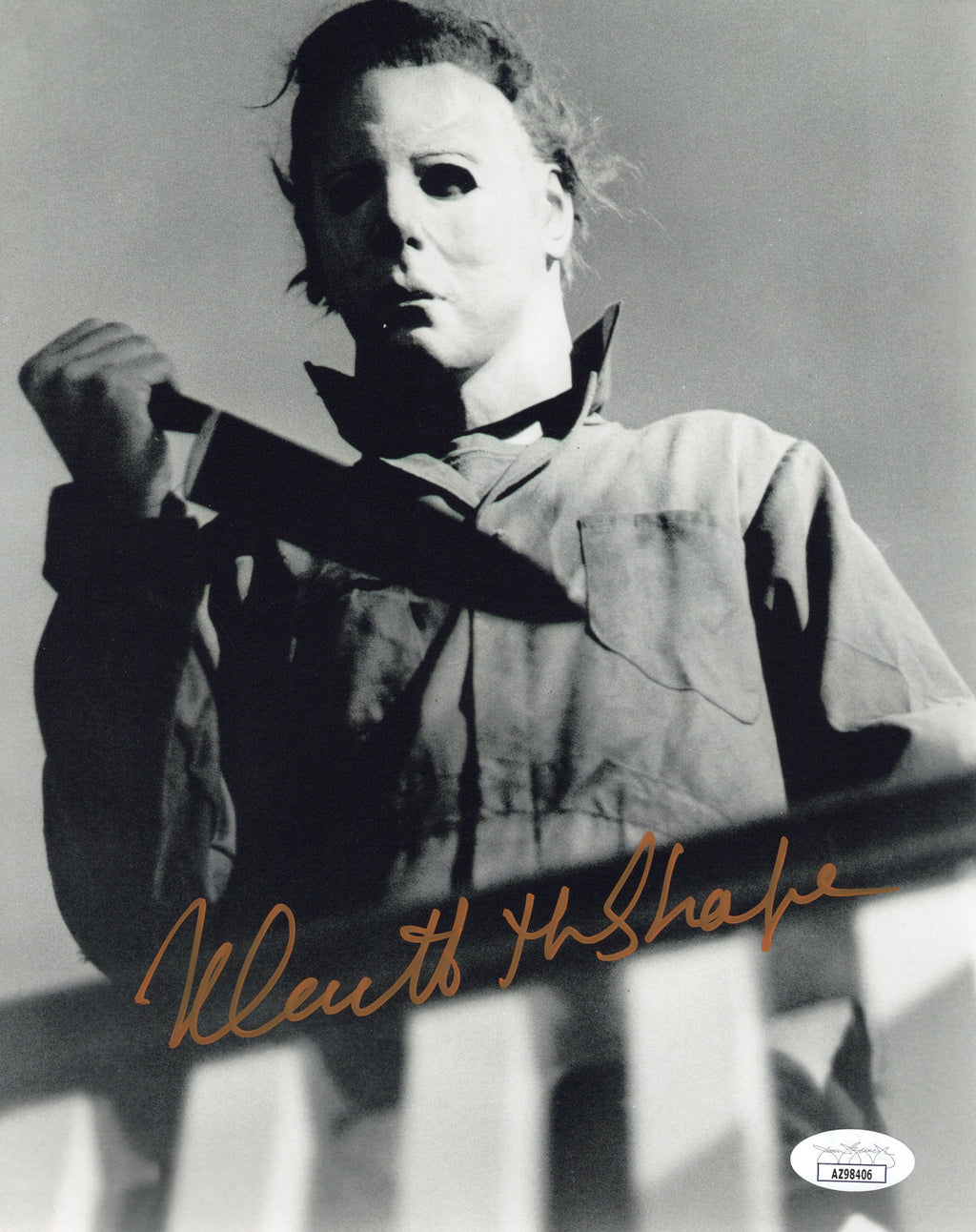 Nick Castle autographed inscribed 8x10 photo Halloween JSA Michael Myers