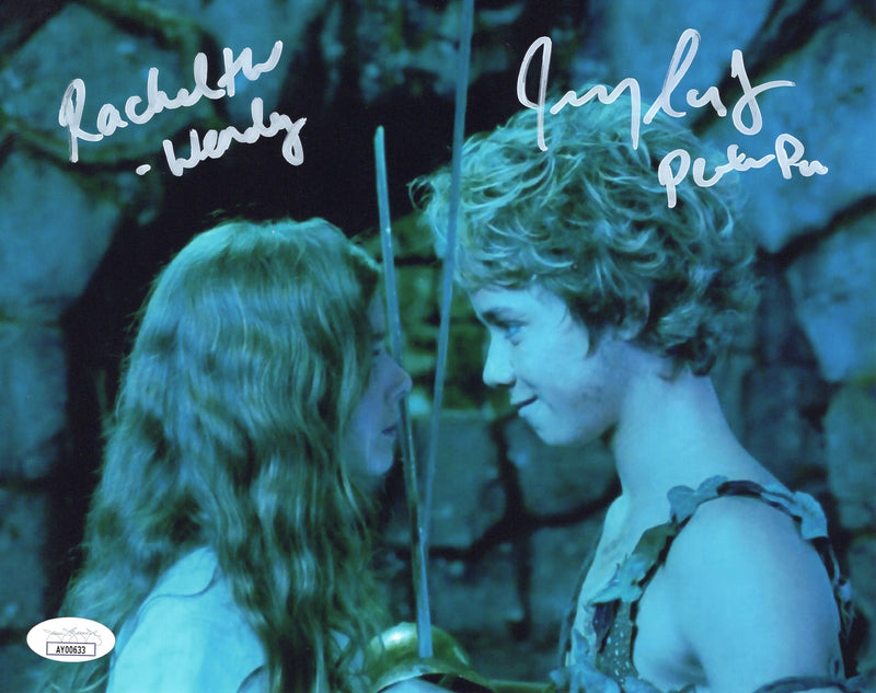 Rachel Hurd-Wood Jeremy Sumpter signed inscribed 8x10 photo Peter Pan JSA COA