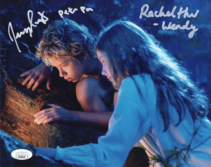 Rachel Hurd-Wood Jeremy Sumpter signed inscribed 8x10 photo Peter Pan JSA COA