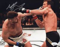 Michael Bisping autographed signed 8x10 photo Luke Rockhold UFC JSA COA