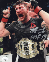 Michael Bisping autographed signed inscribed 8x10 photo The Count UFC JSA COA