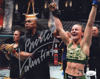 Valentina Shevchenko autographed inscribed 8x10 photo UFC The Bullet JSA COA Alexa Grasso