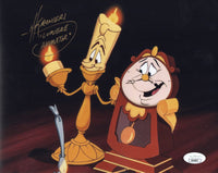 Nik Ranieri auto signed inscribed 8x10 photo JSA Beauty and The Beast Lumiere