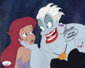 Nik Ranieri auto signed inscribed 8x10 photo JSA The Little Mermaid Ursula