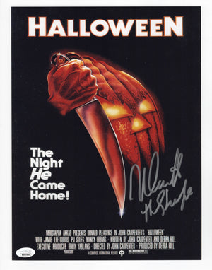 Nick Castle autographed inscribed 11x14 photo Halloween JSA COA Michael Myers