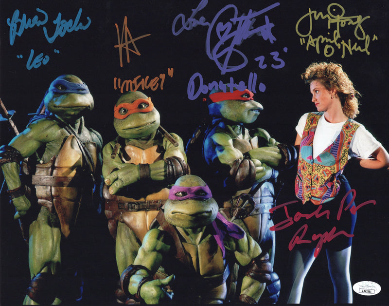 Pais Tochi Feldman Rist Hoag autographed signed inscribed 11x14 photo JSA TMNT