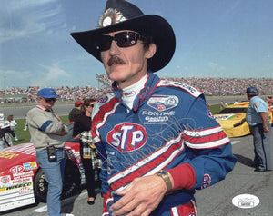 Richard Petty autographed signed 8x10 photo NASCAR JSA COA Daytona 500