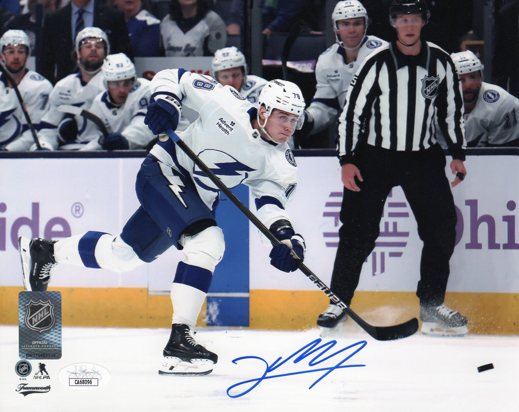 Emil Lilleberg autographed signed 8x10 photo NHL Tampa Bay Lightning JSA COA