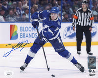 Emil Lilleberg autographed signed 8x10 photo NHL Tampa Bay Lightning JSA COA