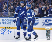 Nick Paul autographed signed 8x10 photo NHL Tampa Bay Lightning JSA COA