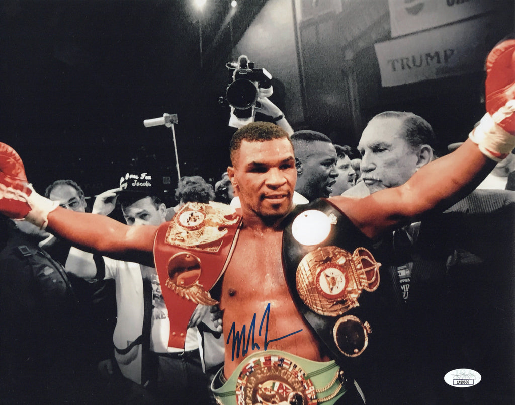 Mike Tyson autographed signed 11x14 photo Boxing JSA COA Iron Mike