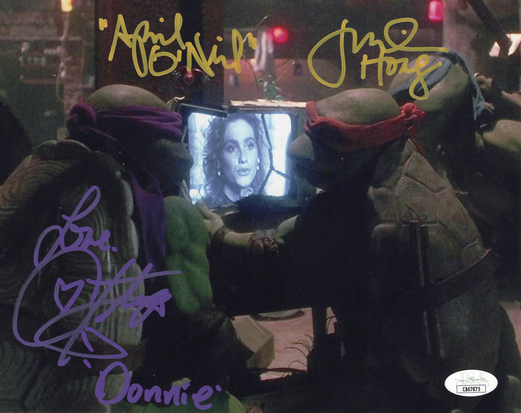 Corey Feldman & Judith Hoag autographed signed inscribed 8x10 photo JSA TMNT