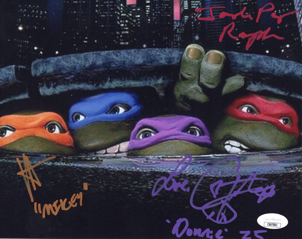 Feldman, Pais and Rist autographed signed inscribed 8x10 photo JSA COA TMNT