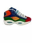 Allen Iverson signed inscribed draft Sneaker pair Philadelphia 76er's JSA COA