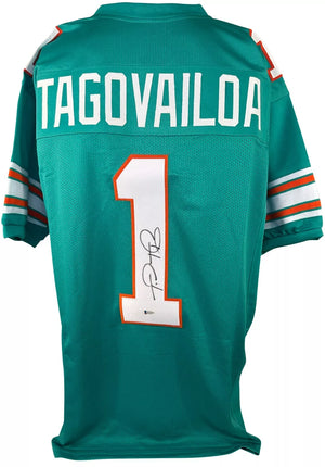 Tua Tagovailoa autographed signed jersey NFL Miami Dolphins BAS COA