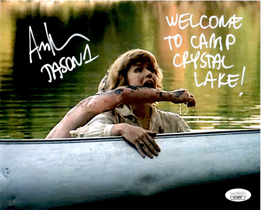 Ari Lehman signed inscribed 8x10 photo Jason Voorhees Friday The 13th JSA COA