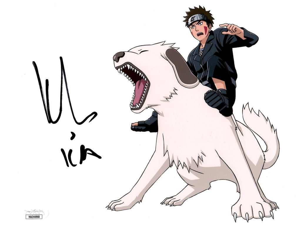 Kyle Hebert autographed inscribed 8x10 photo Naruto: Shippuden JSA COA Kiba