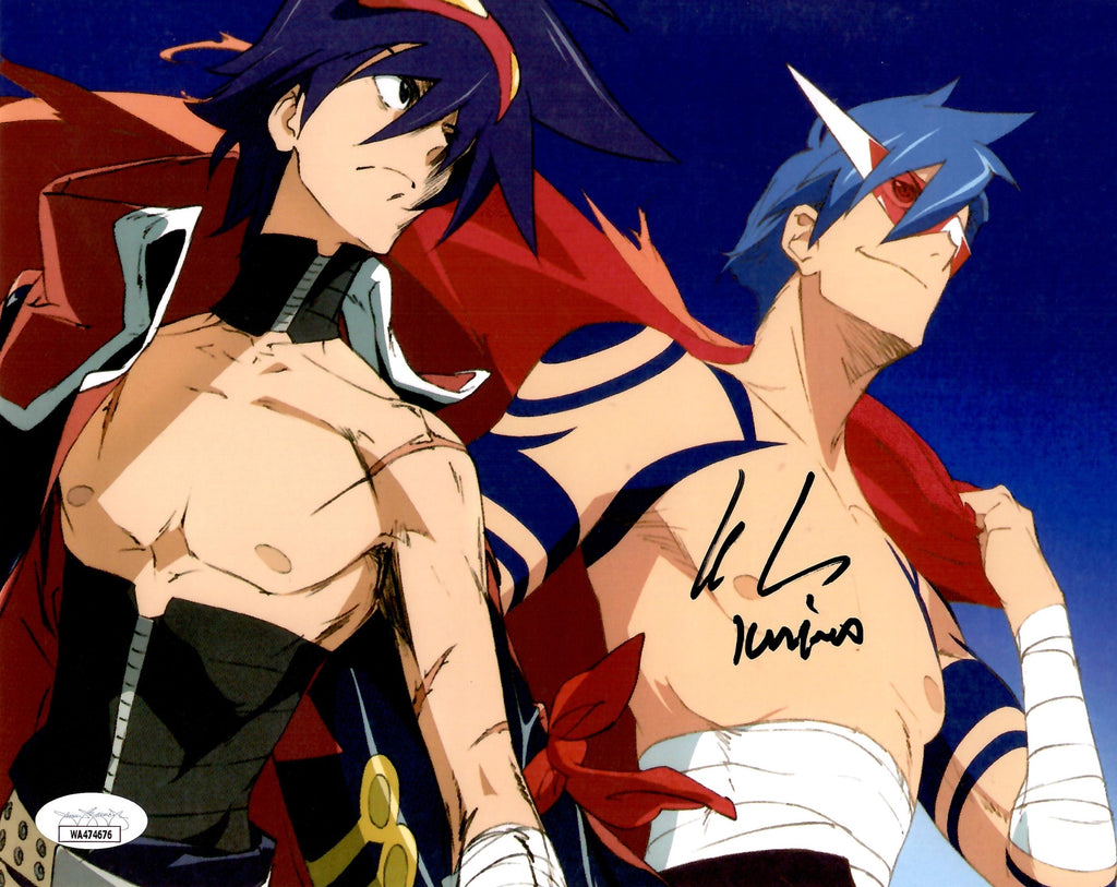 Kyle Hebert autographed signed inscribed 8x10 photo Gurren Lagann JSA COA Kamina