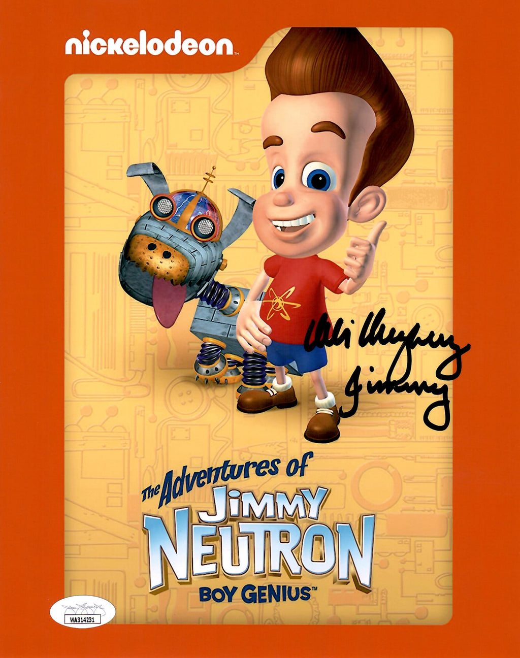 Debi Derryberry autographed signed inscribed 8x10 photo Jimmy Neutron JSA COA