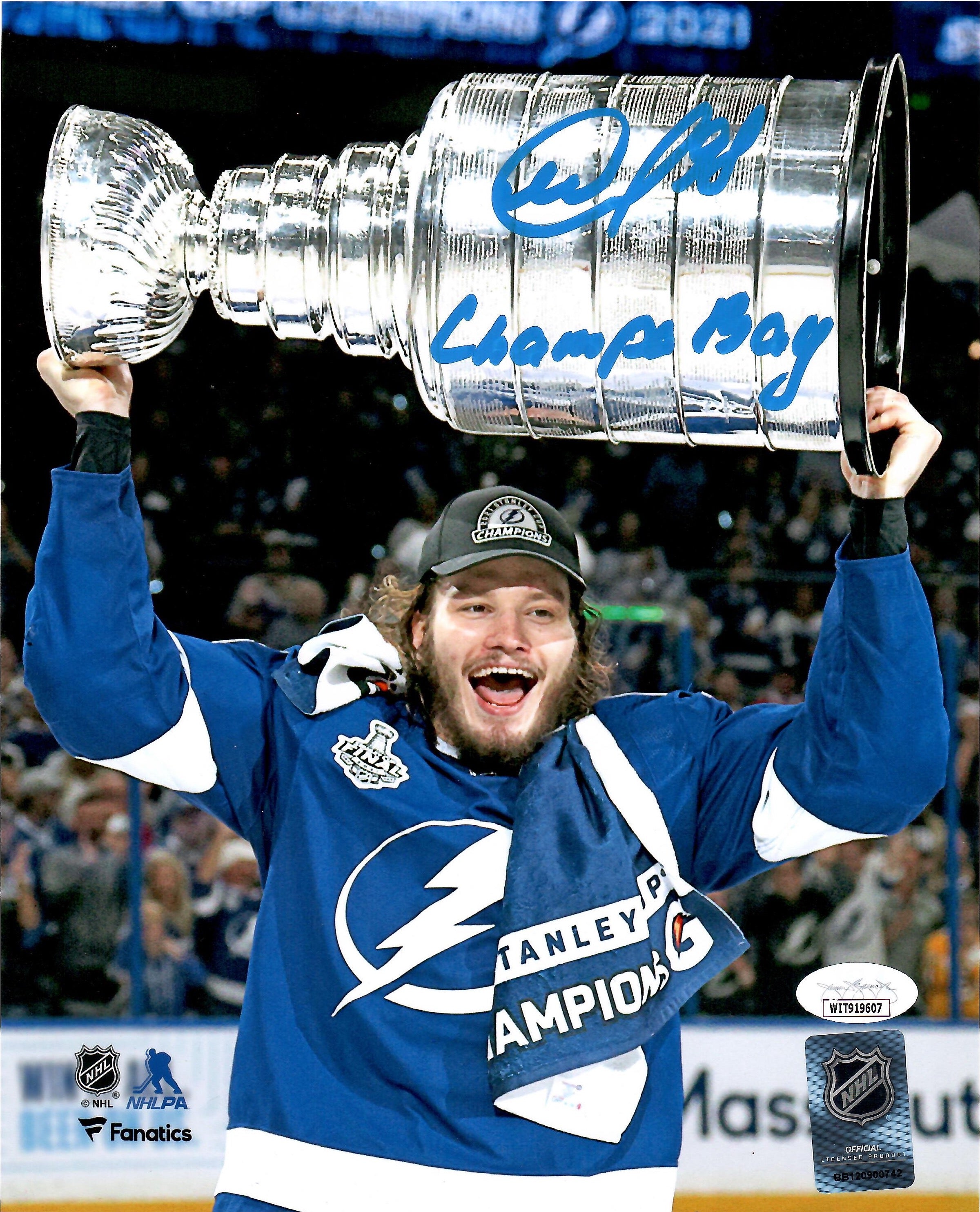 Mikhail Sergachev signed inscribed 8x10 photo NHL Tampa Bay Lightning – JAG  Sports Marketing