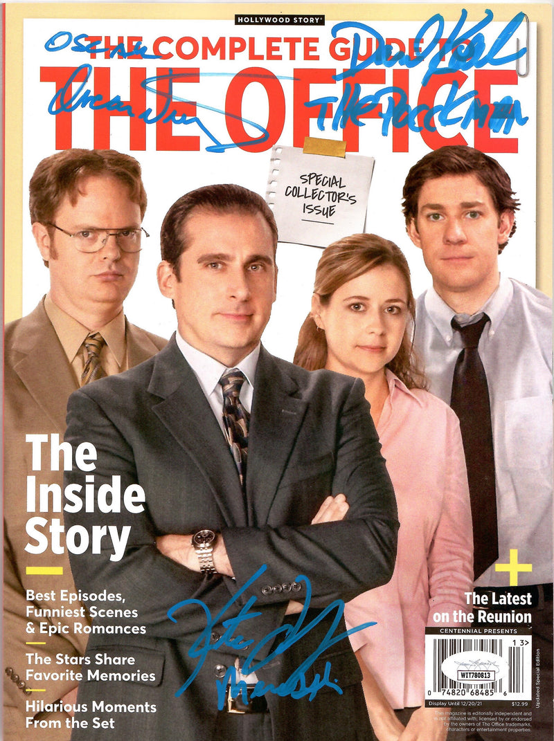 The Office cast autographed signed inscribed magazine JSA Meredith Oscar Packer