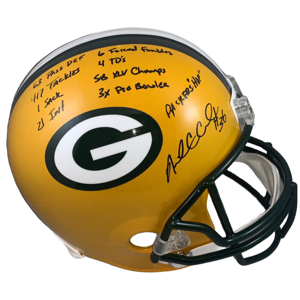 Nick Collins autographed signed inscribed Full Size Helmet Green Bay Packers JSA - JAG Sports Marketing