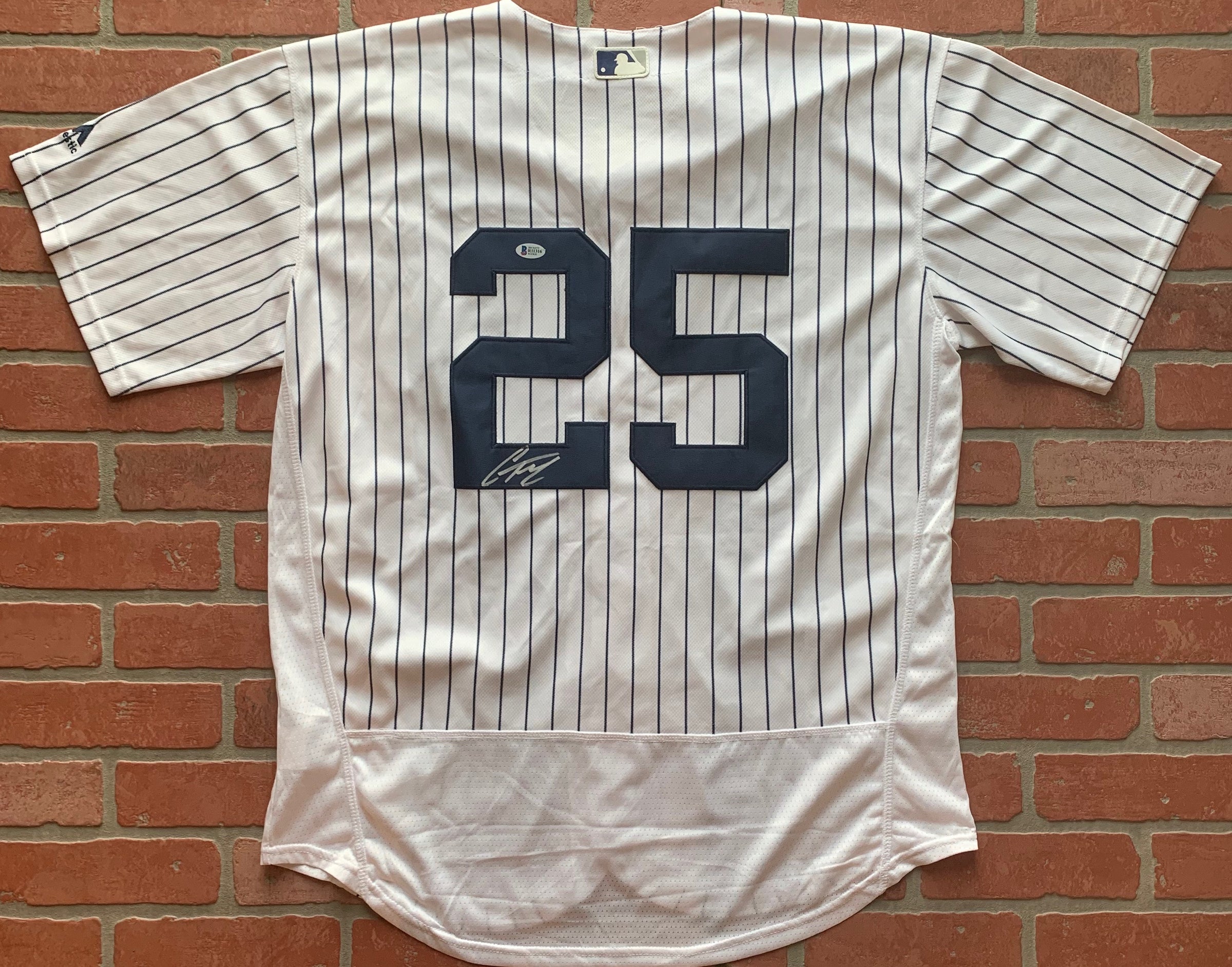 Gleyber Torres Signed Majestic Authentic New York Yankees Jersey