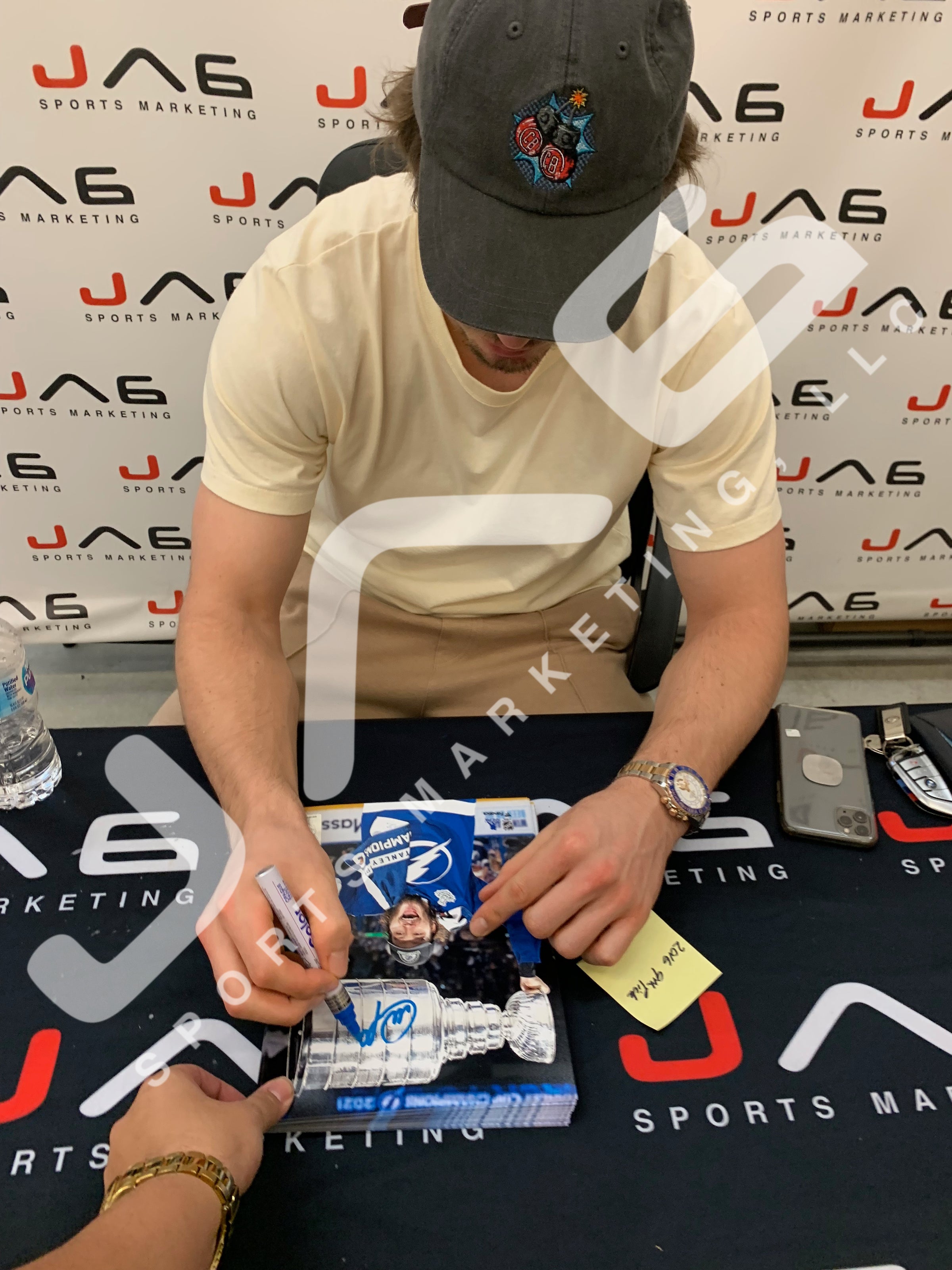 Mikhail Sergachev autographed signed jersey NHL Tampa Bay Lightning JSA COA