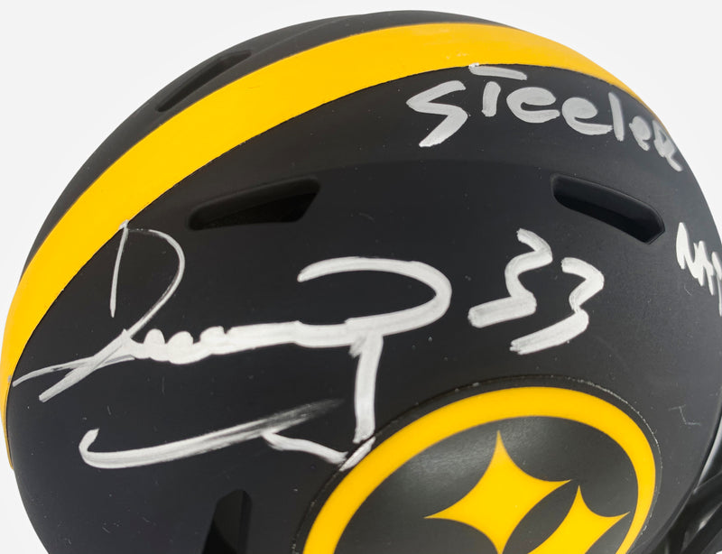 signed steelers mini helmet