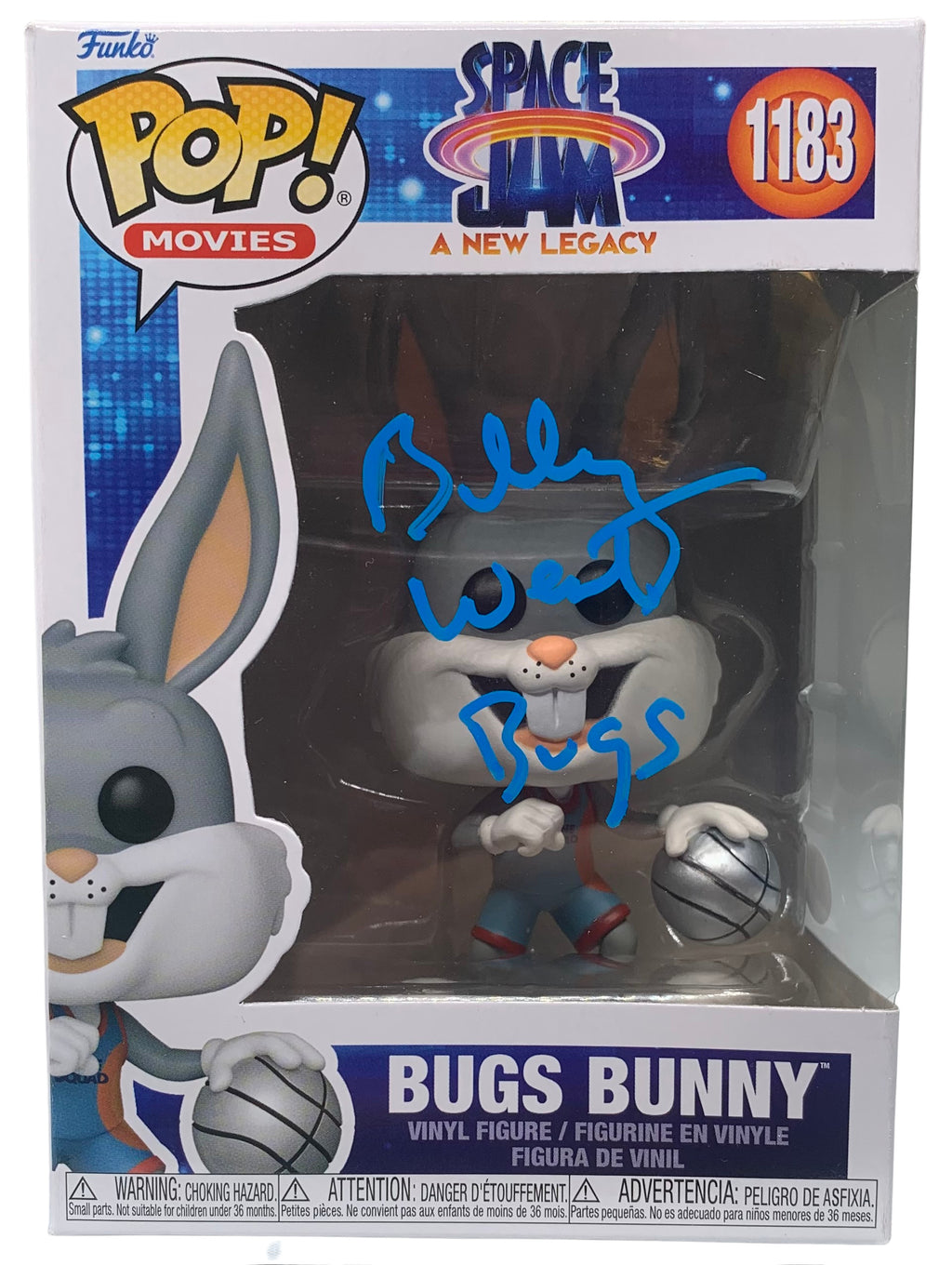 Billy West autographed signed inscribed Funko Pop JSA COA Space Jam Bugs Bunny