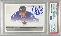 Victor Hedman auto signed 2014 Fleer Ultra card #173 Lightning PSA Encapsulated