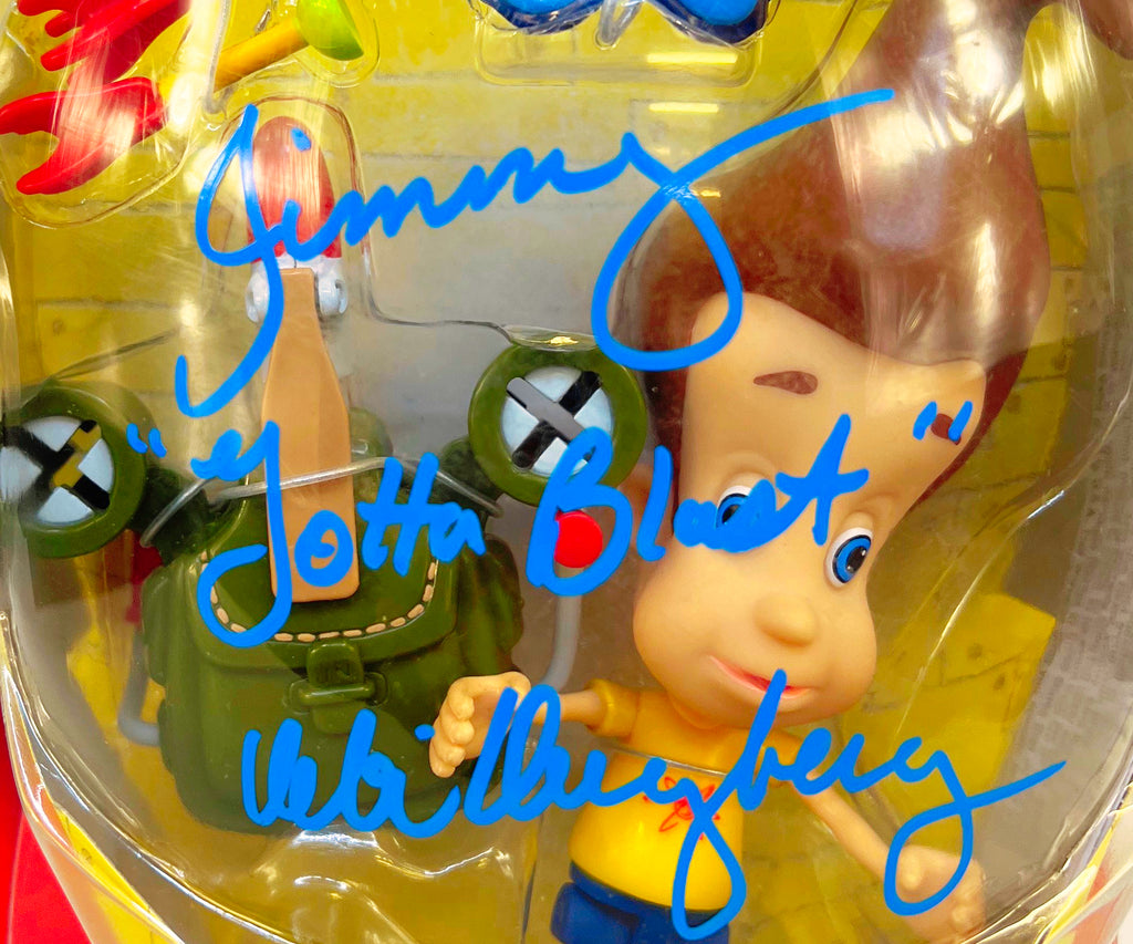 Debi Derryberry autographed signed inscribed Jimmy Neutorn Figure JSA Witness