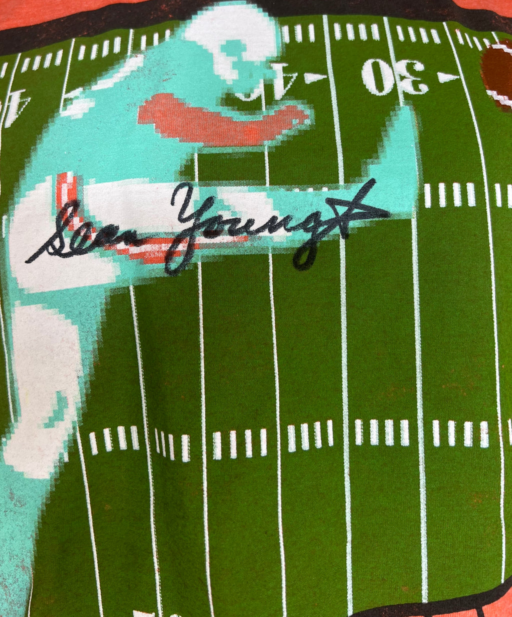 Sean Young autograph signed T-Shirt Ace Ventura JSA Witness Ray Finkle Laces Out