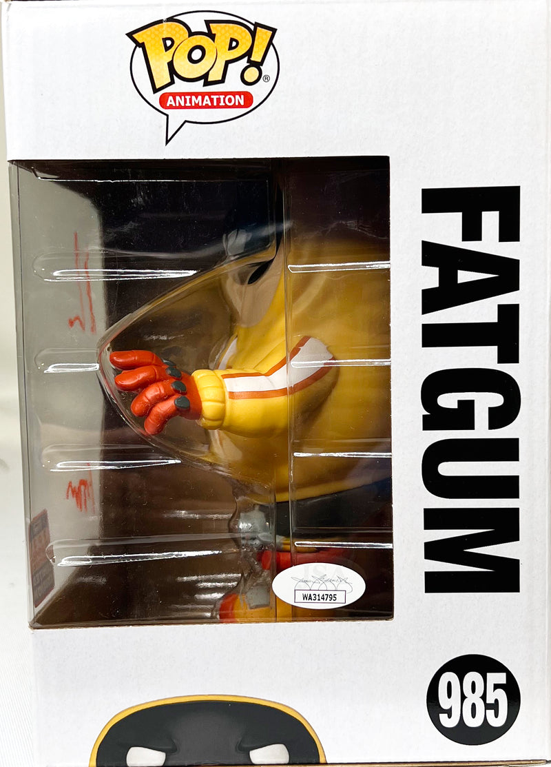 Kyle Hebert autographed inscribed Fatgum Funko Pop #985 JSA COA My Hero Academia