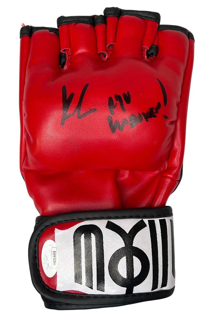 Kyle Hebert autographed signed inscribed Glove JSA COA Street Fighter Ryu Gohan