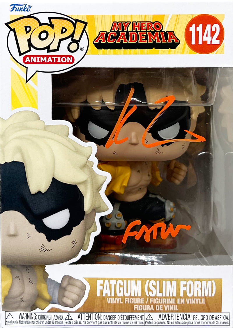 Kyle Hebert autographed inscribed Fatgum Funko Pop #1142 JSA My Hero Academia