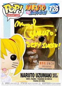 Maile Flanagan Naruto signed inscribed Funko Pop #726 JSA COA Rare SEXY JUTSU